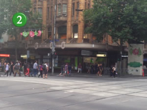 Turn right onto Swanston