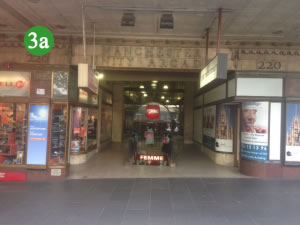 The alternative Collins Street entrance